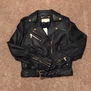 Leather Moto Jacket